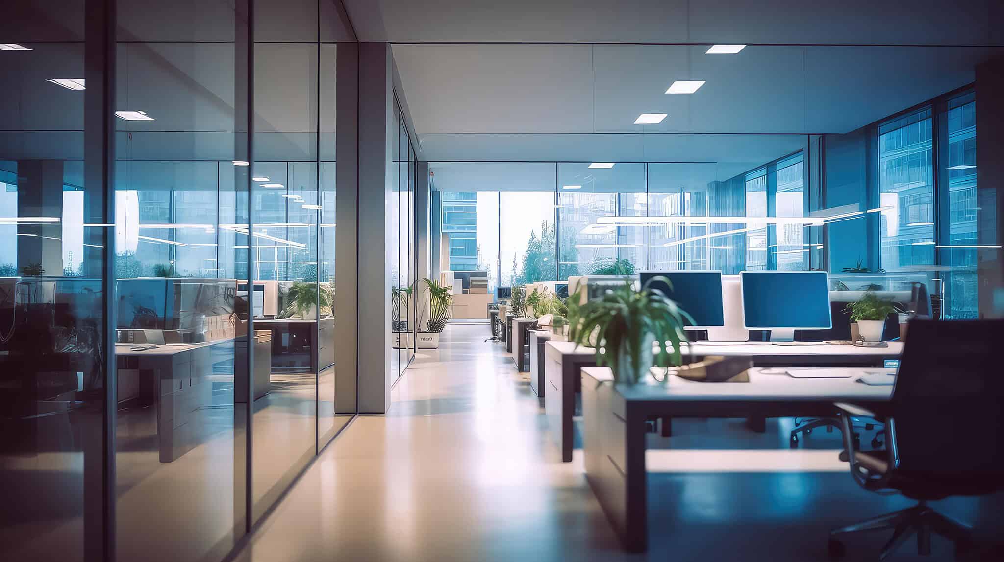 Integrated office systems for modern workspace efficiency and connectivity.