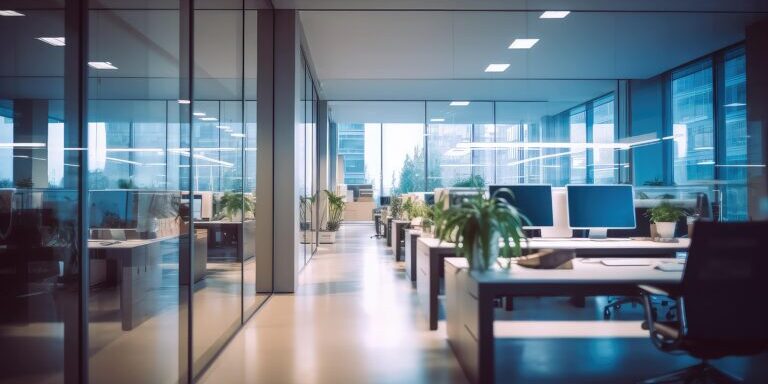 Integrated office systems for modern workspace efficiency and connectivity.